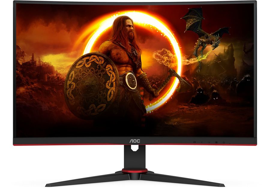 Монитор AOC 27" Gaming C27G2E черный/красный VA LED 1ms 16:9 HDMI матовая 250cd 178гр/178гр 1920x1080 165Hz VGA DP FHD 5кг