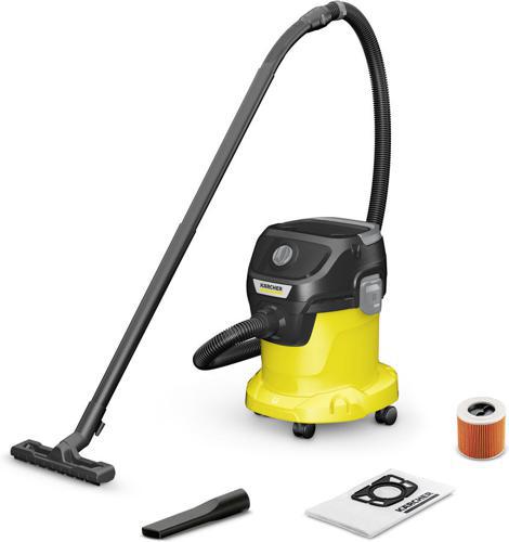 Строительный пылесос Karcher KWD 3 S V-15/4/20 LE 1000Вт (уборка: сухая/сбор воды) желтый