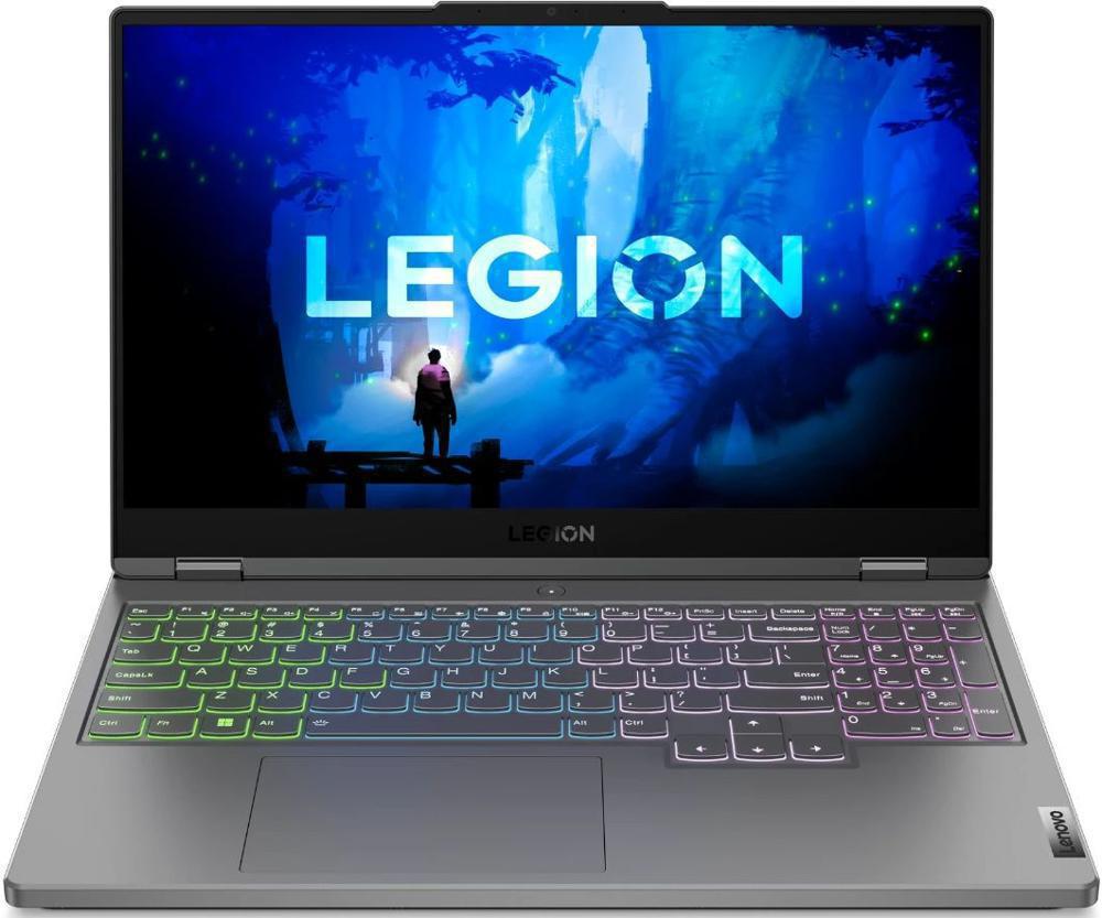 Ноутбук Lenovo Legion 5 15IAH7H 82RB00N9AK Core i7 12700H 16Gb SSD1Tb NVIDIA GeForce RTX 3070 8Gb 15.6" IPS WQHD (2560x1440) Free DOS grey WiFi BT Cam (82RB00N9AK)