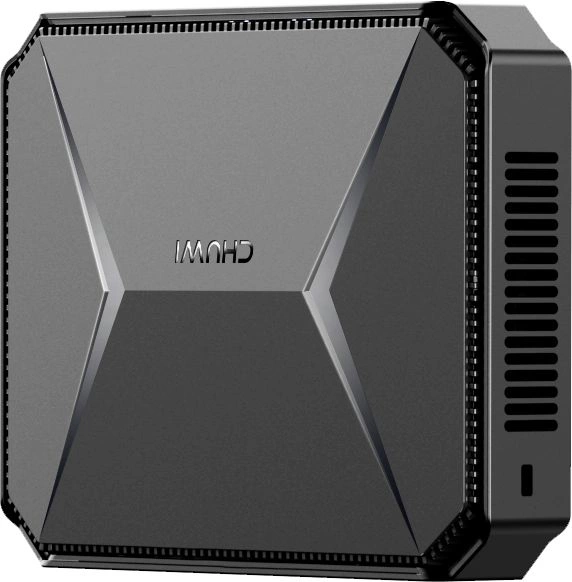 Неттоп Chuwi HeroBox N100 (0.8) 8Gb SSD256Gb UHDG CR Windows 11 Pro GbitEth WiFi BT черный