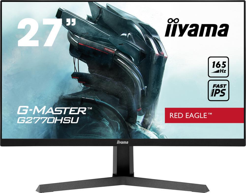 Монитор Iiyama 27" Red Eagle G2770HSU-B1 черный IPS LED 0.8ms 16:9 HDMI M/M матовая 250cd 178гр/178гр 1920x1080 165Hz DP FHD USB 4кг