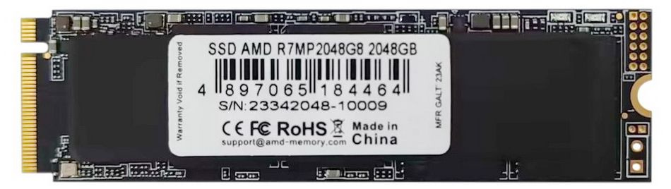Накопитель SSD AMD PCIe 4.0 x4 2TB R7MP2048G8 Radeon M.2 2280