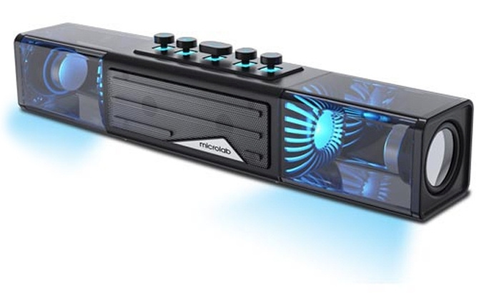 Колонка порт. Microlab MS213B черный/черный 20W 1.0 BT 10м 4000mAh (без.бат)