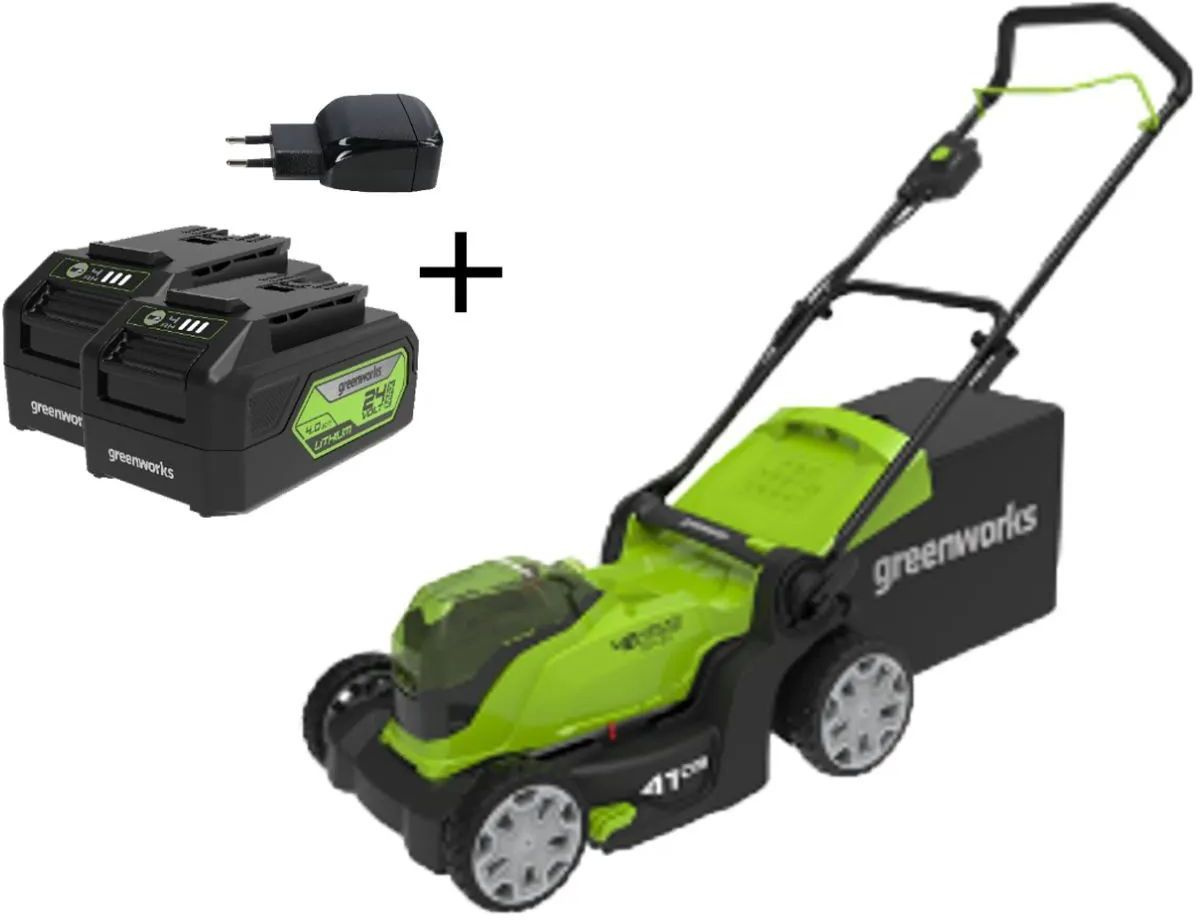 Газонокосилка роторная Greenworks G24X2LM41 (2512607UD)