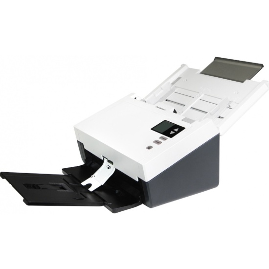 Сканер протяжный Avision AD345GN (000-1011-02G) A4 белый/черный