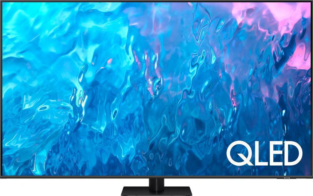 Телевизор QLED Samsung 65" QE65Q70CAUXRU Series 7 серый/черный 4K Ultra HD 100Hz DVB-T DVB-T2 DVB-C DVB-S DVB-S2 USB WiFi Smart TV