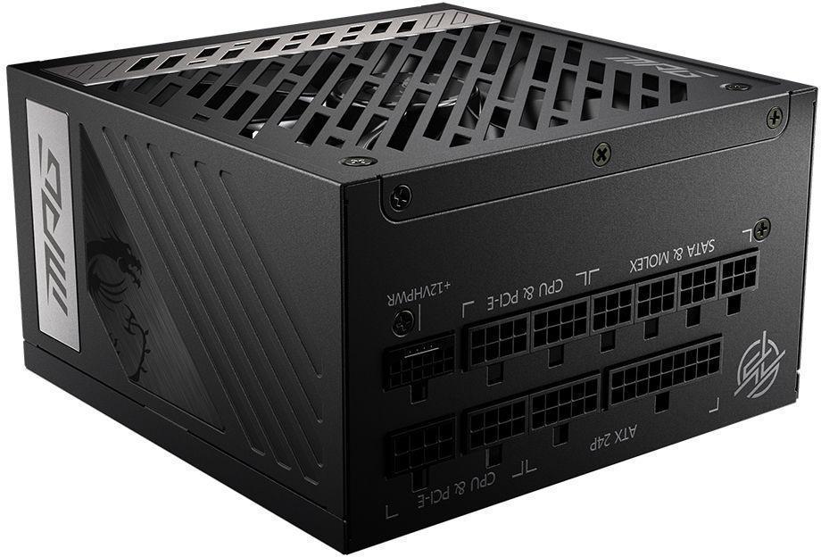 Блок питания MSI ATX 750W MPG A750G 80+ gold 24pin APFC 135mm fan 8xSATA Cab Manag RTL