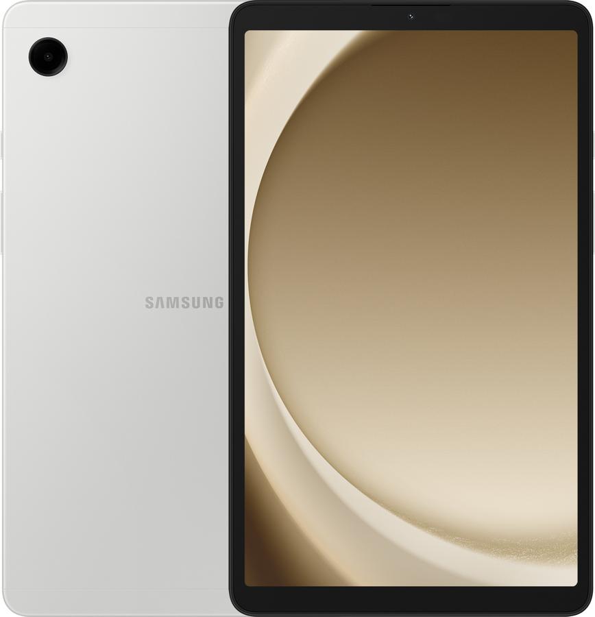 Планшет Samsung Galaxy Tab A9 SM-X115 G99 (2.2) 8C RAM4Gb ROM64Gb 8.7" LCD 1340x800 3G 4G Android 13 серебристый 8Mpix 2Mpix BT GPS WiFi Touch microSD 1Tb 5100mAh 7hr