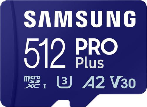 Флеш карта microSDXC 512GB Samsung MB-MD512SA Pro PLUS V30 + adapter