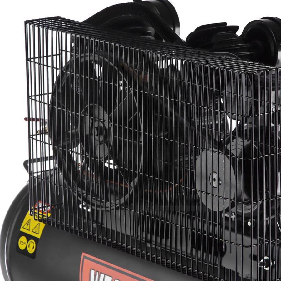 Компрессор поршневой Wester WBK2200/100PRO масляный 340л/мин 100л 2200Вт черный/красный