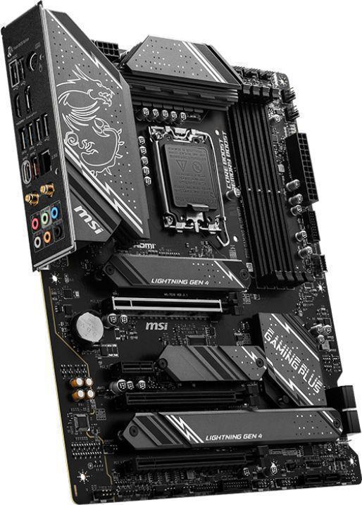 Материнская плата MSI Z790 GAMING PLUS WIFI Soc-1700 Intel Z790 4xDDR5 ATX AC`97 8ch(7.1) 2.5Gg RAID+HDMI+DP