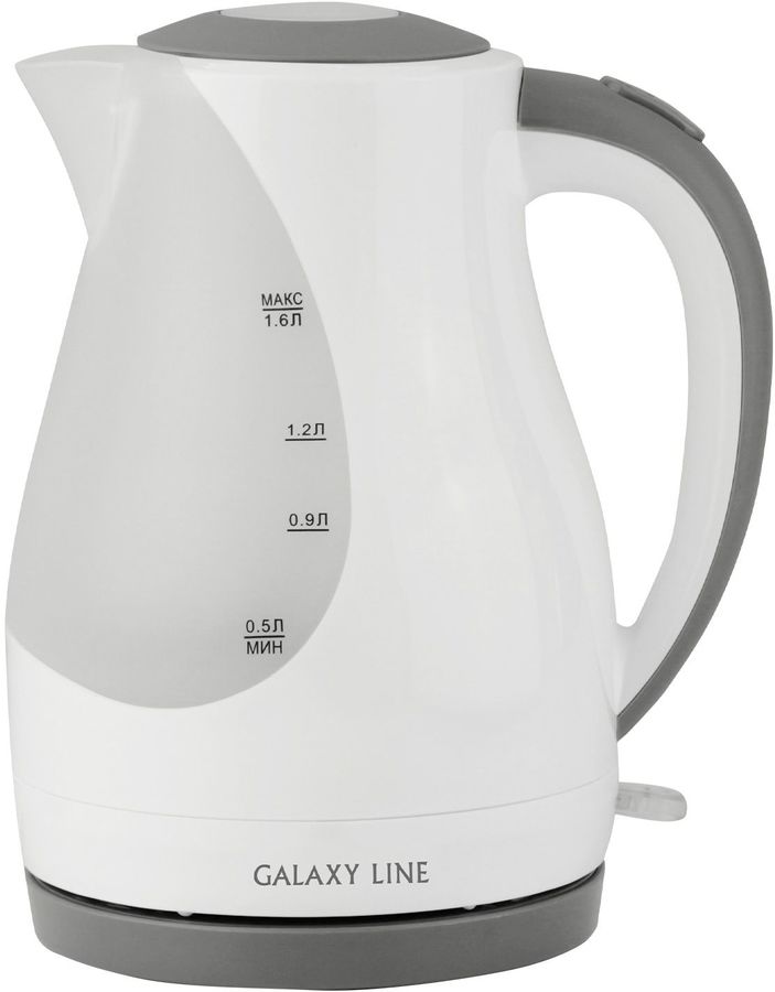 Чайник электрический Galaxy Line GL0200 1.6л. 2200Вт белый корпус: пластик (ГЛ0200Л)