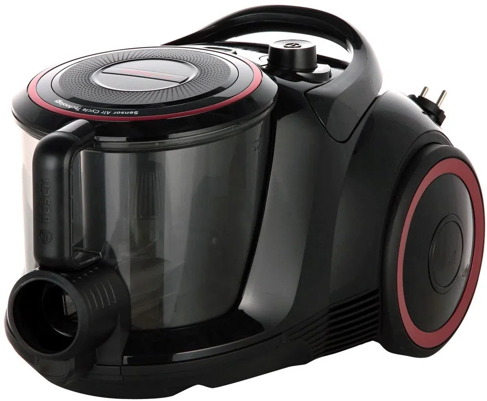 Пылесос Bosch BGS41POW1 700Вт черный/красный