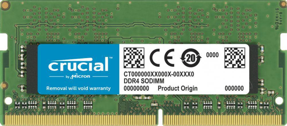 Память DDR4 32GB 3200MHz Crucial CT32G4SFD832A OEM PC4-25600 CL22 SO-DIMM 260-pin 1.2В quad rank OEM