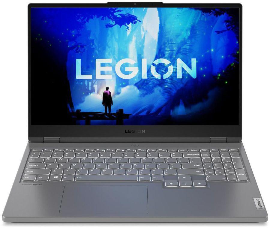 Ноутбук Lenovo Legion 5 15IAH7 Core i5 12500H 16Gb SSD512Gb NVIDIA GeForce RTX 3050 4Gb 15.6" IPS FHD (1920x1080) noOS grey WiFi BT Cam (82RC000HRK)