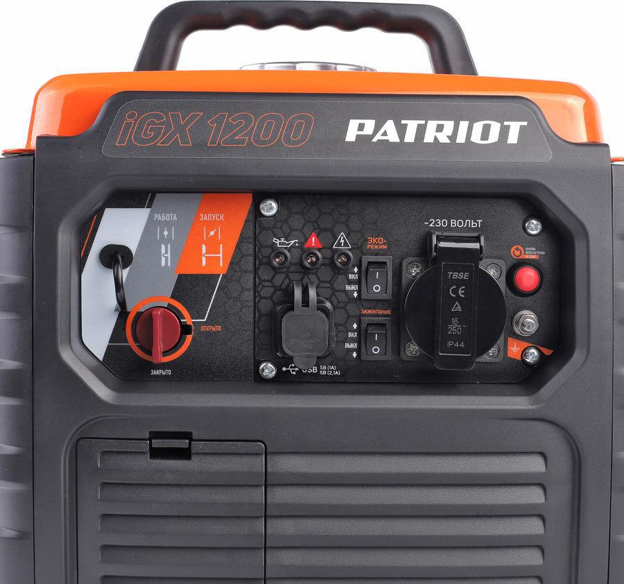Генератор Patriot iGX 1200 1.2кВт