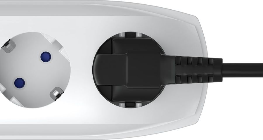 Сетевой фильтр Pilot PRO USB 5м (6 розеток) серый (коробка)