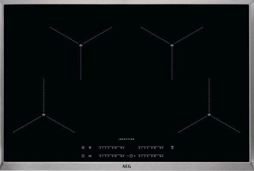 Индукционная варочная поверхность AEG IAE84411XB черный/серебристый