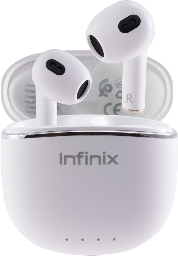 Гарнитура вкладыши Infinix XBuds XE23 белый беспроводные bluetooth в ушной раковине (10311755)
