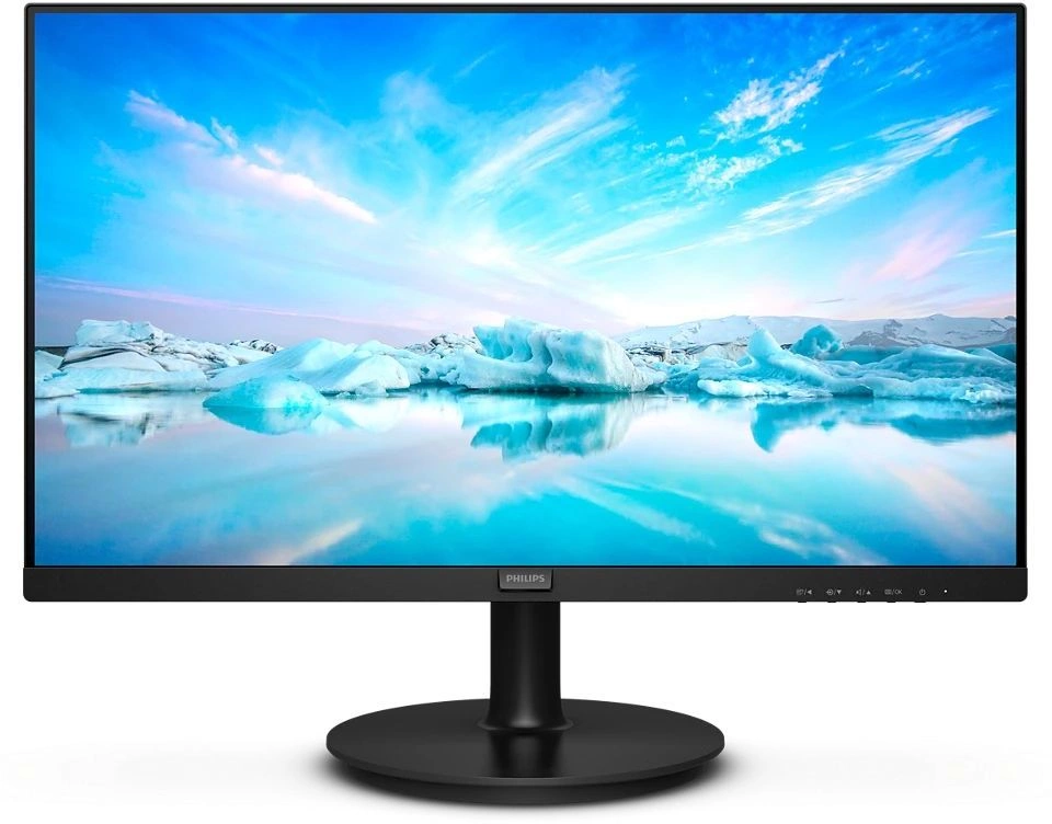 Монитор Philips 23.8" 241V8LAB/00 черный VA LED 1ms 16:9 HDMI M/M матовая 250cd 178гр/178гр 1920x1080 100Hz VGA FHD 3кг