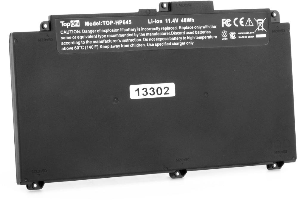 Батарея для ноутбука TopON TOP-HP645 11.4V 4200mAh литиево-ионная ProBook 645 G4, ProBook 645 G4, 3UP62EA, ProBook 645 G4, 3UP61EA (103293)