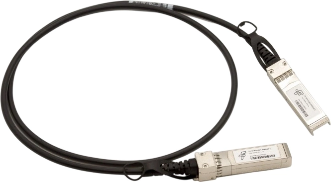 Кабель DAC Future Technologies FT-SFP+CABP-AWG30-3 10Гбит/с Cu пассив. 3м черный SFP+-SFP+