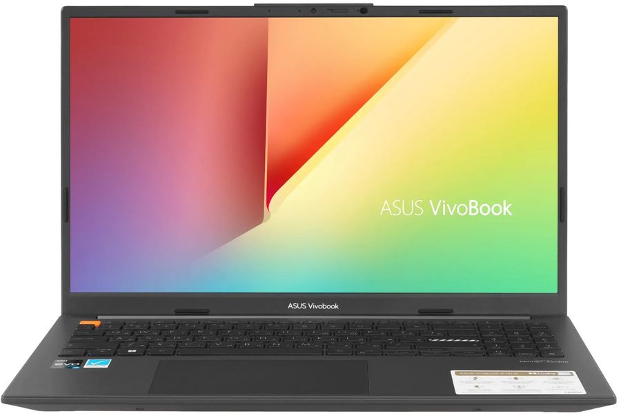 Ноутбук Asus Vivobook S 15 OLED K5504VA-MA278W Core i9 13900H 16Gb SSD1Tb Intel Iris Xe graphics 15.6" OLED 2.8K (2880x1620) Windows 11 Home black WiFi BT Cam (90NB0ZK2-M00LT0)