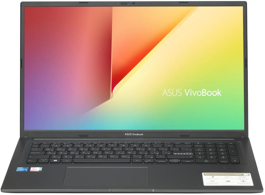 Ноутбук Asus VivoBook 17X K3704VA-AU100W Core i5 13500H 8Gb SSD512Gb Intel Iris Xe graphics 17.3" IPS FHD (1920x1080) Windows 11 Home black WiFi BT Cam (90NB1091-M00400)