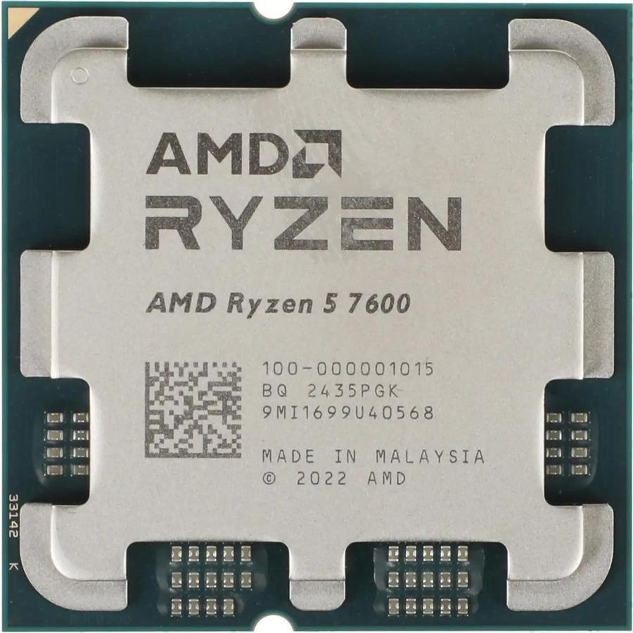 Процессор AMD Ryzen 5 7600 AM5 (100-000001015) (3.8GHz/AMD Radeon) OEM