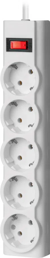 Сетевой фильтр Defender ILS 353 3м (5 розеток) белый (коробка)