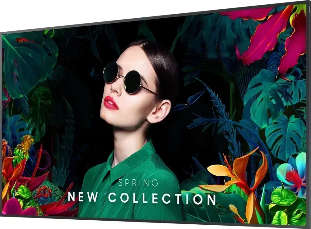 Панель Samsung 65" QM65C черный VA LED 16:9 DVI HDMI M/M матовая 4000:1 500cd 178гр/178гр 3840x2160 DP RCA Да 4K USB 24.9кг