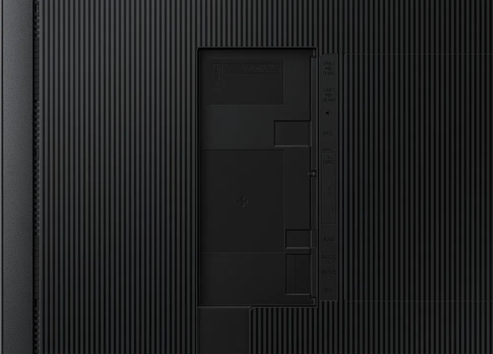 Панель Samsung 65" QM65C черный VA LED 16:9 DVI HDMI M/M матовая 4000:1 500cd 178гр/178гр 3840x2160 DP RCA Да 4K USB 24.9кг