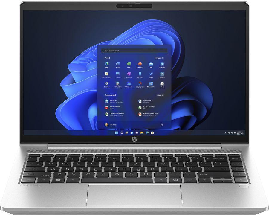 Ноутбук HP ProBook 445 G10 Ryzen 5 7530U 16Gb SSD256Gb AMD Radeon 14" UWVA FHD (1920x1080) Windows 11 Professional 64 silver WiFi BT Cam (94C77E8R)