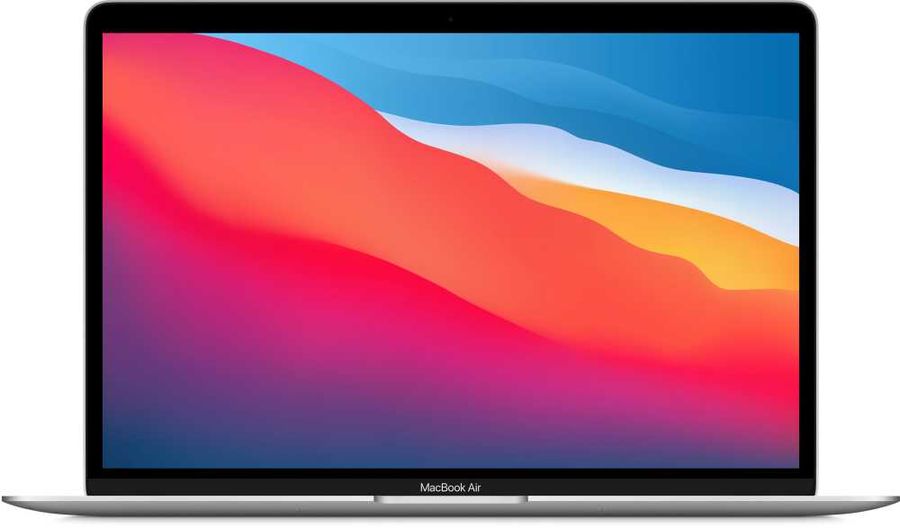 Ноутбук Apple MacBook Air A2337 M1 8 core 8Gb SSD256Gb/7 core GPU 13.3" IPS (2560x1600) Mac OS silver WiFi BT Cam (MGN93ZP/A)