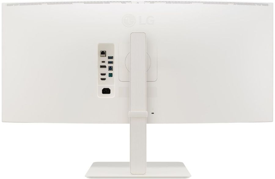 Монитор LG 38" UltraWide 38WR85QC-W белый NANO IPS LED 21:9 HDMI M/M матовая HAS Piv 600cd 178гр/178гр 3840x1600 144Hz FreeSync Premium Pro DP WQ+ USB 10.5кг