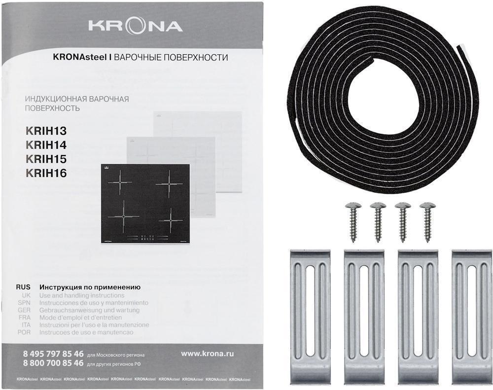 Индукционная варочная поверхность Krona Genesis 60 BL черный