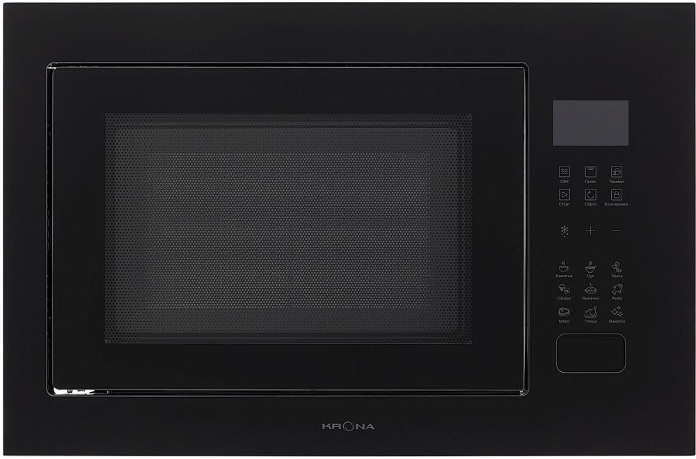 Микроволновая печь Krona Rein 60 BL 25л. 900Вт черный (встраиваемая)