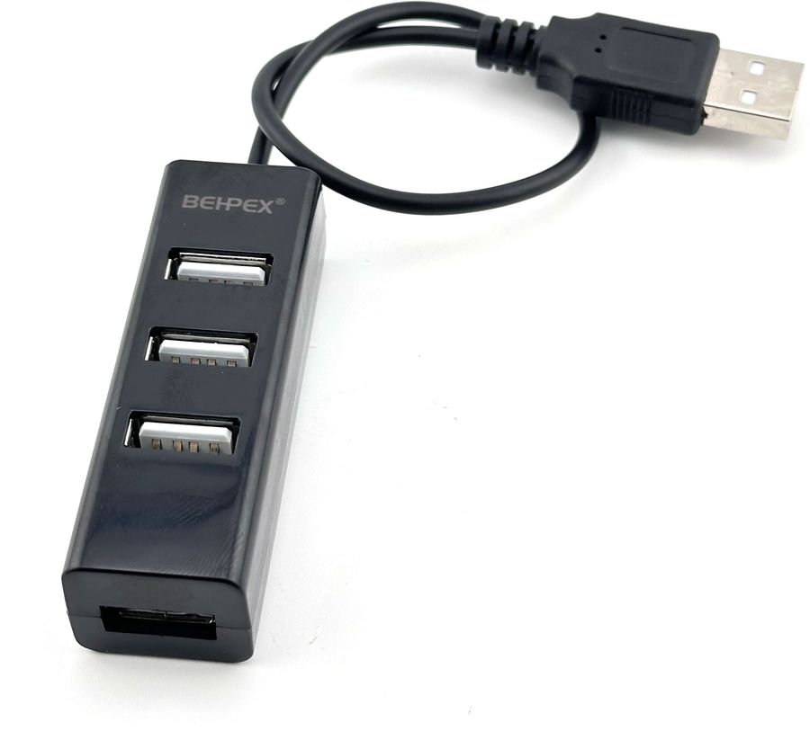 Разветвитель USB 2.0 BPH-1906 4порт. черный