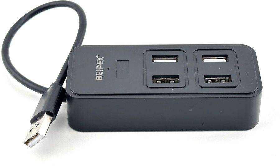 Разветвитель USB 2.0 BPH-1901T 4порт. черный