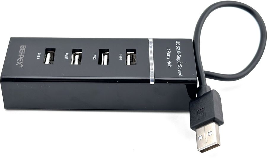 Разветвитель USB 2.0 BPH-920 4порт. черный