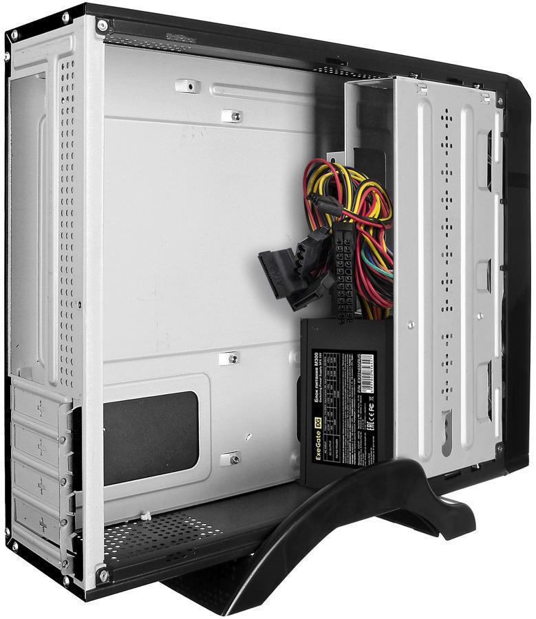 Корпус mATX EXEGATE MI-207-M300, Desktop, 300Вт, черный