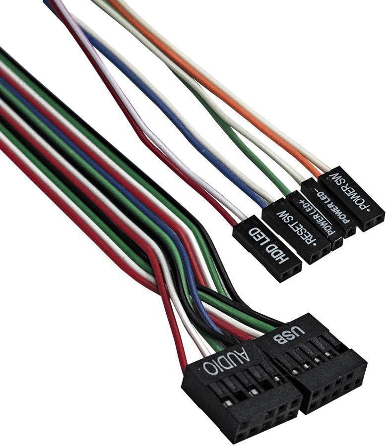 Корпус mATX EXEGATE MI-207-M300, Desktop, 300Вт, черный