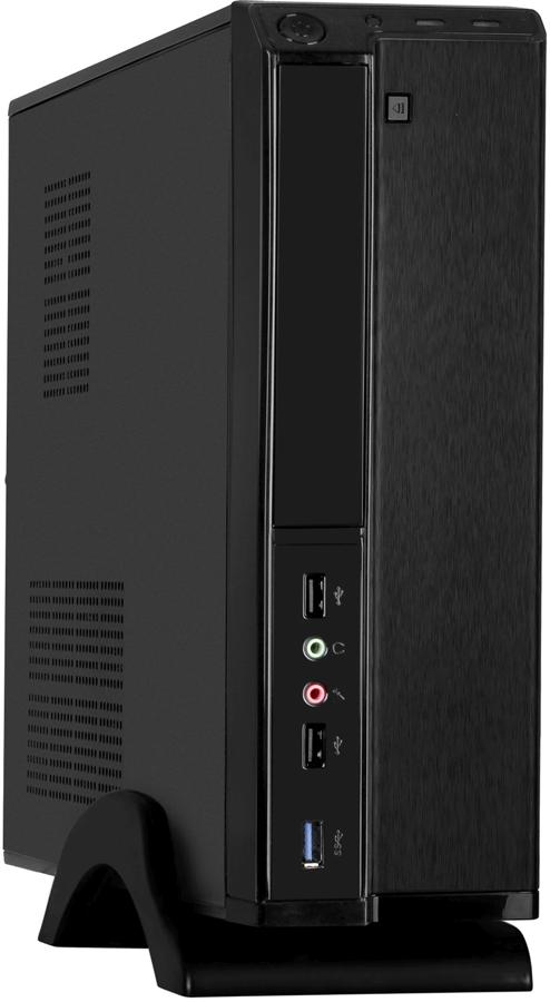 Корпус mATX EXEGATE MI-207U-300W-8, Desktop, 300Вт, черный