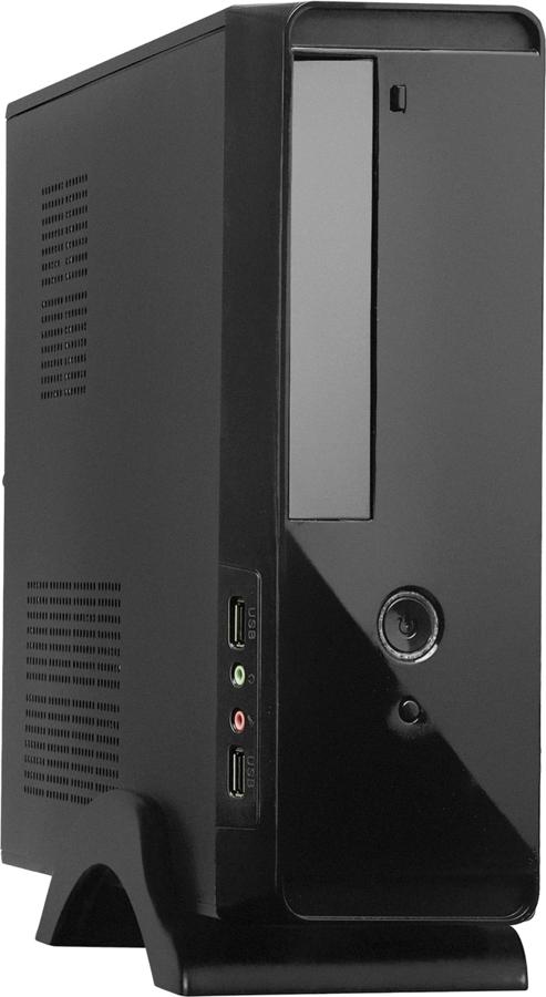 Корпус mATX EXEGATE MI-209-M350, Desktop, 350Вт, черный