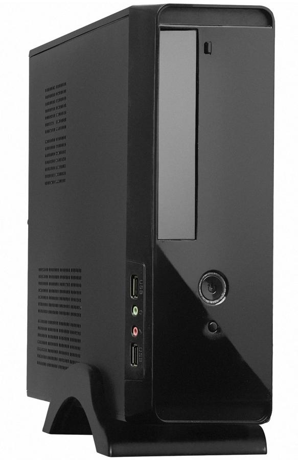 Корпус mATX EXEGATE MI-209-M400, Desktop, 400Вт, черный