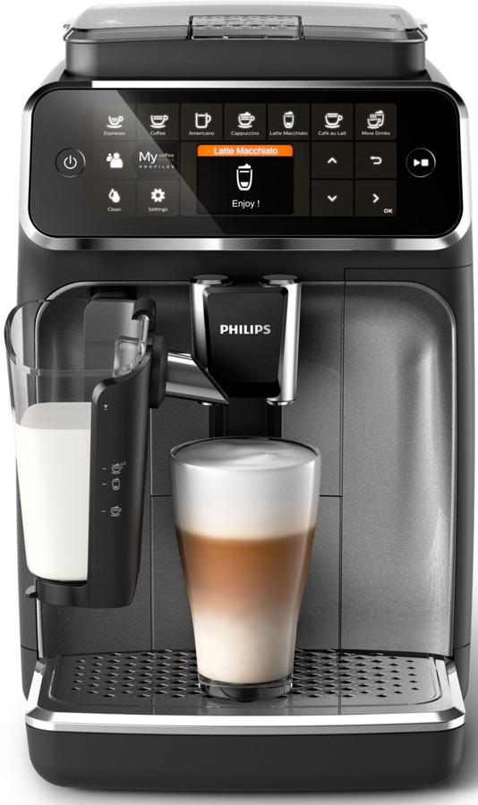 Кофемашина Philips EP4346/70 1500Вт черный/серебристый