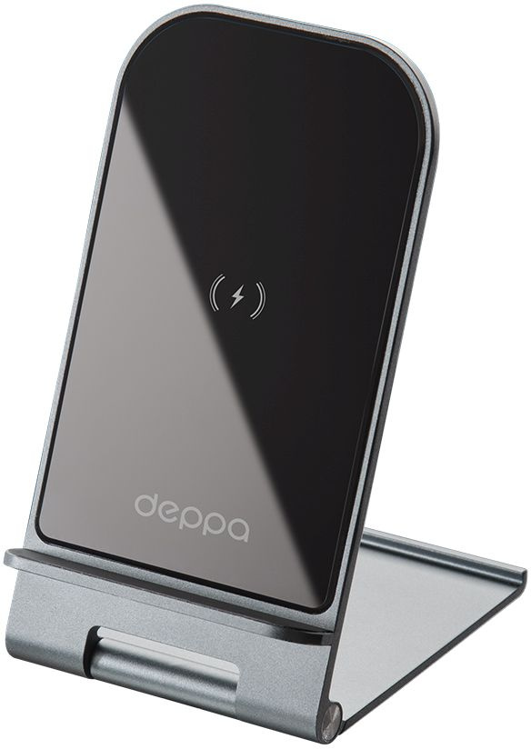 Беспроводное зар./устр. Deppa 15W 3A USB Type-C универсальное черный (23151)