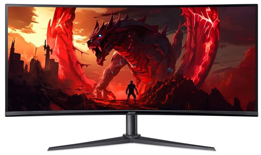 Монитор Acer 34" Nitro XZ342CUV3bmiiphx черный VA LED 1ms 21:9 HDMI M/M матовая HAS 400cd 178гр/178гр 3440x1440 180Hz DP 2K