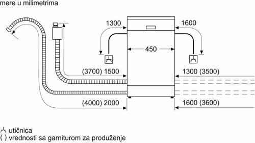 Посудомоечная машина Bosch SPS4HMI49E серебристый (узкая) инвертер