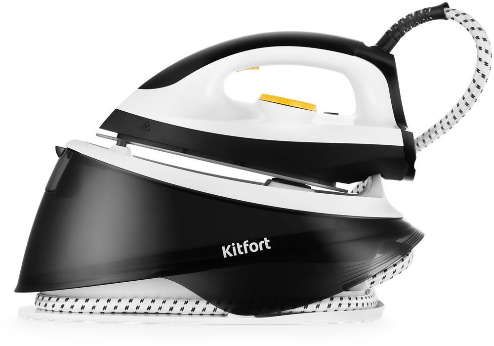 Парогенератор Kitfort КТ-9142 2200Вт черный/белый